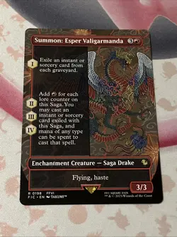 Summon: Esper Valigarmanda (Borderless) Commander: Final Fantasy Regular - Image 1