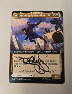 *Signed* Amazing Spider-Man MTG Disney Exclusive Event Promo Non-Foil - Image 1