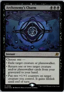 Archenemy's Charm R Edge of Eternities 88 NM Foil - Image 1