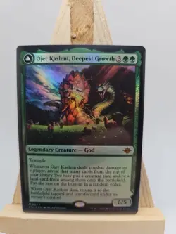 MTG Ojer Kaslem, Deepest Growth the Lost Caverns of Ixalan Foil 204 Near Mint - Image 1