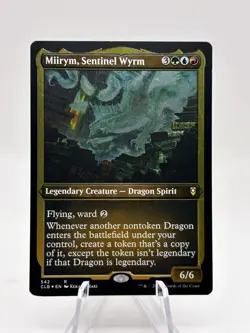 Miirym, Sentinel Wyrm 542 Foil Etched Commander Legends Baldur's Gate CLB MTG NM - Image 1