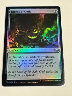 Throne of Geth Double Masters Foil NM Magic the Gathering - Image 1