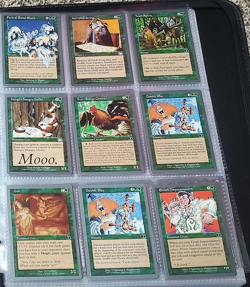 Magic The Gathering Unglued Collection Lot Of 50 Cards With Binder - Image 3