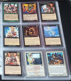 Magic The Gathering Unglued Collection Lot Of 50 Cards With Binder - Image 4
