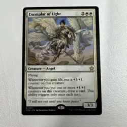 MTG - Exemplar of Light - #11 Regular Rare NM/MINT Foundations - Image 1