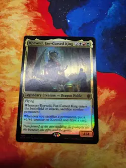 Korvold, Fae-Cursed King - Throne of Eldraine (ELD) - Foil - LP/MP - Image 1