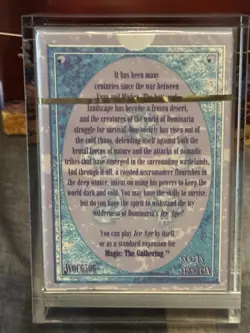 New Sealed Magic the Gathering Ice Age Starter Deck in PlexiGlass - Image 2