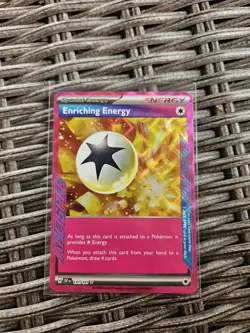 Enriching Energy 191/191 Pokemon TCG Scarlet & Violet Surging Sparks Ace Spec - Image 1