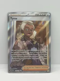 Tyme 143/131 Prismatic Evolutions Ultra Rare Full Art Holo NM M Pokemon SV - Image 1