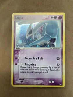 Lugia Pop Series 5 Holo Rare Pokemon 2007 LP - MP - Image 1