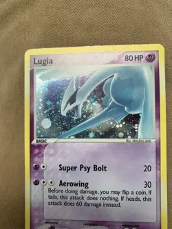 Lugia Pop Series 5 Holo Rare Pokemon 2007 LP - MP - Image 4