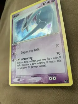 Lugia Pop Series 5 Holo Rare Pokemon 2007 LP - MP - Image 5