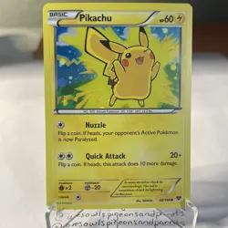 Pokemon TCG Pikachu 42/146 Lego Movie Promo Swirl lp+ - Image 1