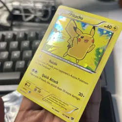 Pokemon TCG Pikachu 42/146 Lego Movie Promo Swirl lp+ - Image 3