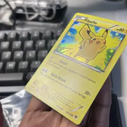 Pokemon TCG Pikachu 42/146 Lego Movie Promo Swirl lp+ - Image 4