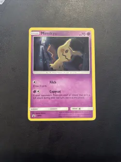 Pokemon TCG - Mimikyu SM99 - Sun & Moon Promos - Holo Black Star - Image 1
