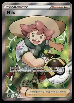 Milo TG27/TG30 Ultra Rare Holo NM Pokemon SWSH10: Astral Radiance Trainer Galler - Image 1