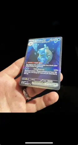 2023 POKEMON Blastoise ex 200/165 MEW EN-151 NO WHITENING Pack Fresh - Image 3