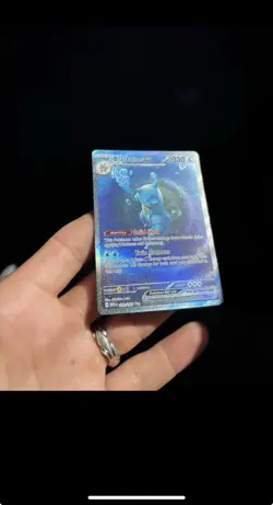 2023 POKEMON Blastoise ex 200/165 MEW EN-151 NO WHITENING Pack Fresh - Image 4