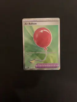 Pokemon TCG Air Balloon 166/132 Full Art Secret Rare Mega Evolutions NM - Image 1