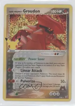 Team Magma's Groudon (Team Magma vs Aqua) Pokemon Celebrations Classic #9/95 - Image 1