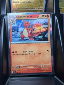 Pokemon TCG Charmeleon Sv03: Obsidian Flames 027/197 Holo Promo Promo - Image 1