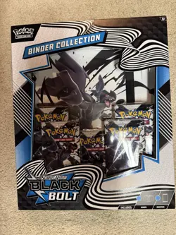 Pokemon TCG Scarlet & Violet Black and White Black Bolt Binder Collection - Image 1