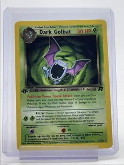 DARK GOLBAT 2000 POKEMON TEAM ROCKET 1ST EDITION RARE 24/82 Q3726 - Image 1