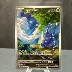 Heracross 194/193 Sv02 Paldea Evolved Holo Illustration Rare Pokemon TCG NM - Image 1