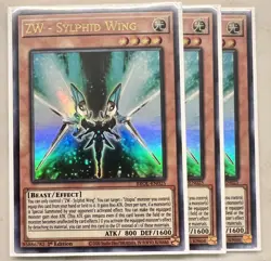 Yugioh! 3x ZW - Sylphid Wing - BROL-EN025 Ultra Rare - 1st ed NM - Image 1