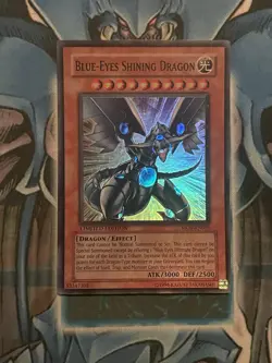 Blue-Eyes Shining Dragon - MOV-EN001 - Super Rare - Limited - LP - Image 1