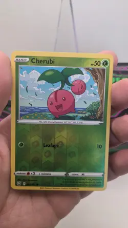 Cherubi 007/163 NM Reverse Holo Card Sword & Shield Battle Styles Pokemon TCG - Image 3