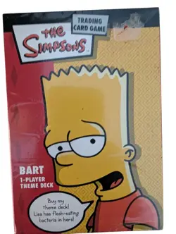 The Simpsons Trading Card Game Bart 1 Player Theme Deck - Image 1