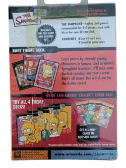 The Simpsons Trading Card Game Bart 1 Player Theme Deck - Image 2