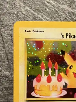 Pokemon Pikachu TCG Birthday Card Holo Rare - Promo, Vintage 1995, 96, 98 NM - Image 4