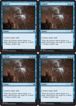 4x MTG 2014 CANCEL - INSTANT 033/269 - MAGIC CARD x4 copies Magic - Image 1
