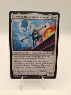 Silver Sable, Mercenary Leader #13 (NM) Spider-Man SPM Magic MTG - Image 1