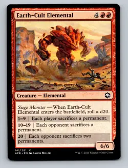 Earth-Cult Elemental (141) Adventures in the Forgotten Realms AFR MTG Magic - Image 1