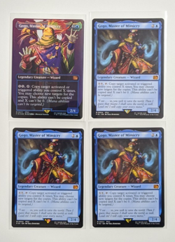 Magic MTG Final Fantasy Gogo, Master of Mimicry x1 Borderless Foil x3 Regular - Image 1