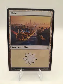 Plains #194 Near Mint SPM Marvel's Spider-Man Magic MTG - Image 1