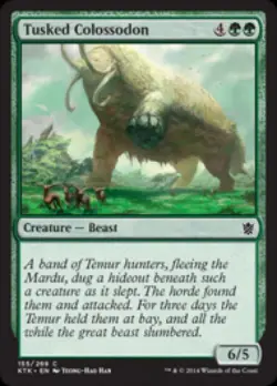 Tusked Colossodon - Medium Play MTG Khans of Tarkir - Image 1