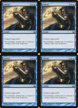 4x MTG 2012 CANCEL 31/274 - INSTANT - MAGIC CARD x4 copies Magic - Image 1