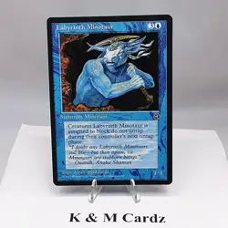 MTG - Homelands - Labyrinth Minotaur - Version 1 - Common - Lightly Played - Image 1