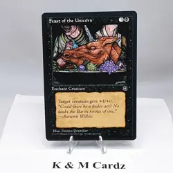 MTG - Homelands - Feast of the Unicorn - Version 2 - Common - Lightly Played - Image 1
