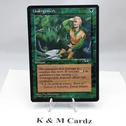 MTG - Alliances - Undergrowth (Holding Axe) - Common - LP - Image 1