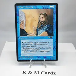 MTG - Alliances - Soldevi Heretic (Blue Robe) - Common - LP - Playset x4 - Image 1