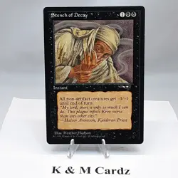 MTG - Alliances - Stench of Decay - Common - LP - Playset x4 - Image 1