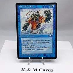 MTG - Alliances - Viscerid Armor (Crashing Wave) - Common - LP - Playset x4 - Image 1