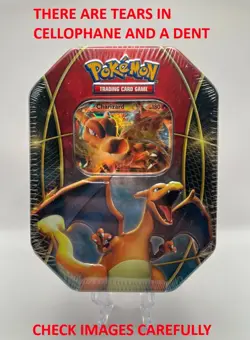(403042) Pokemon 2016 Charizard EX Power Trio Collectors Tin - Factory Sealed - Image 2
