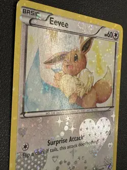 Eevee RC14/RC25 Legendary Treasures: Radiant Collection Holo Pokemon - Image 2
